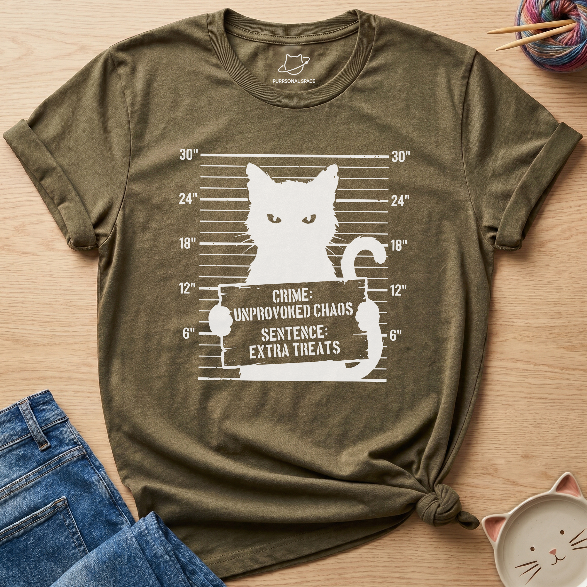 Crime Unprovoked Chaos T-Shirt