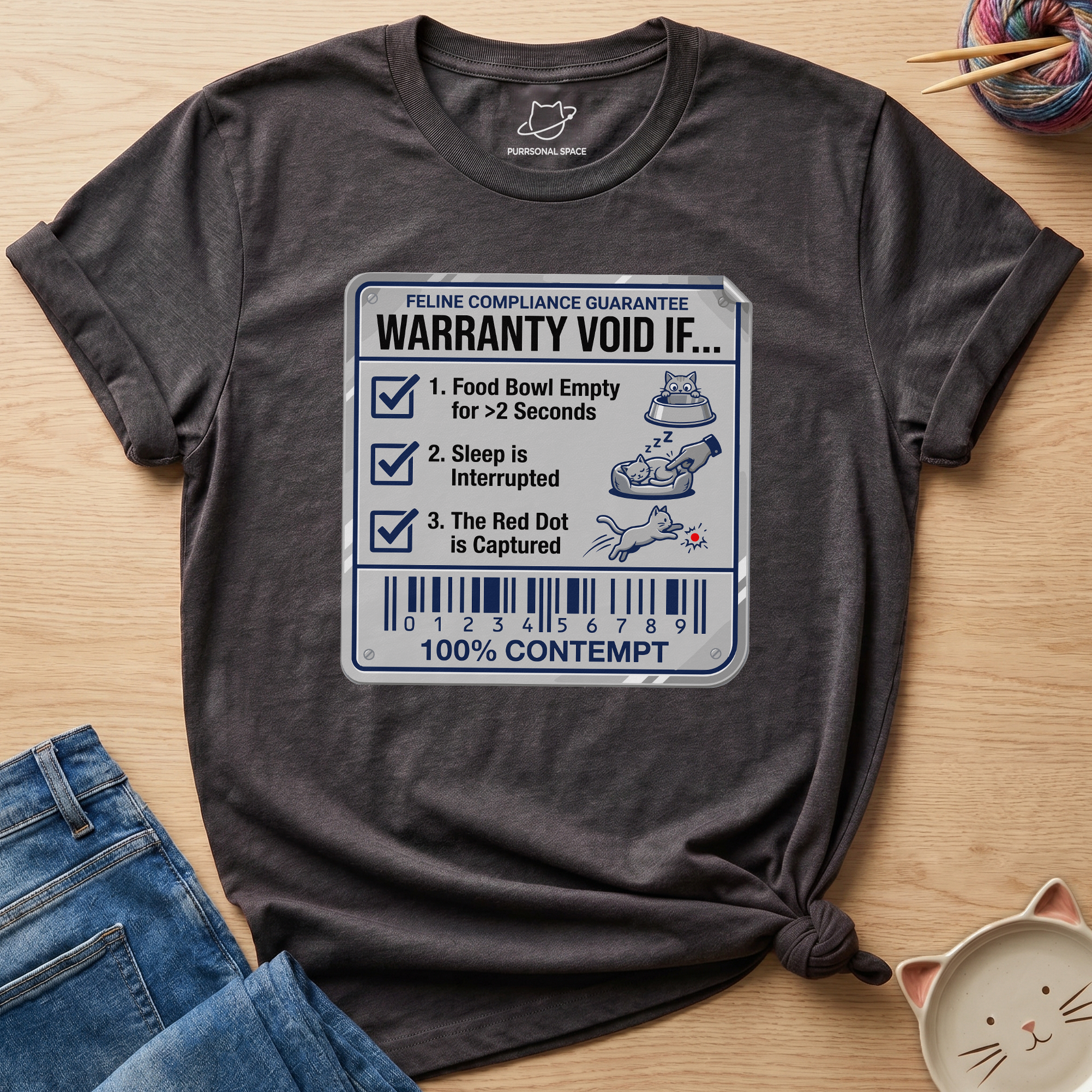 Feline Compliance Guarantee T-Shirt