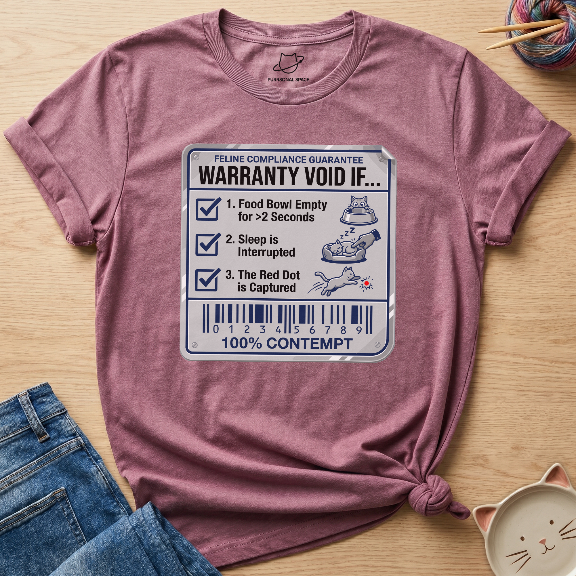 Feline Compliance Guarantee T-Shirt