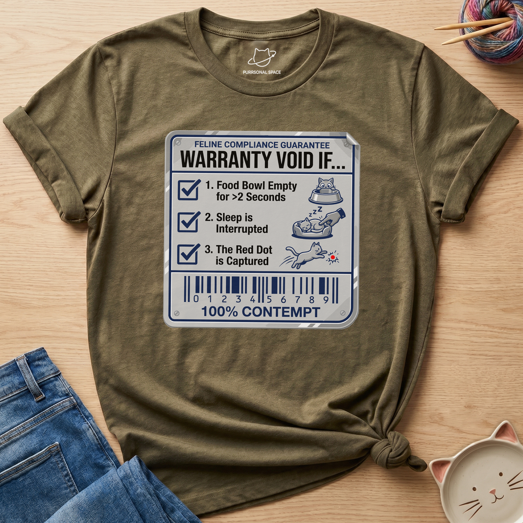 Feline Compliance Guarantee T-Shirt