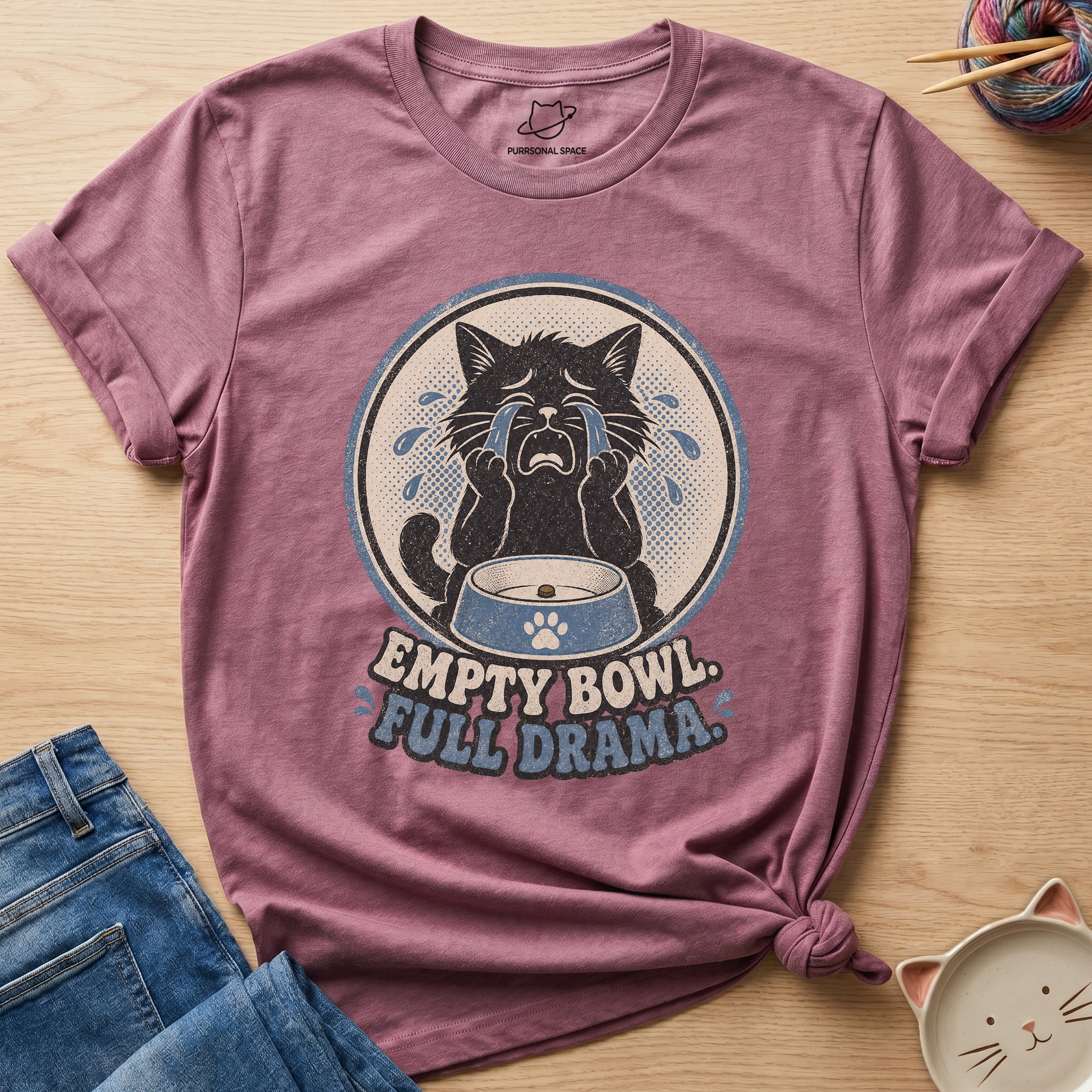 Empty Bowl Full Drama T-Shirt