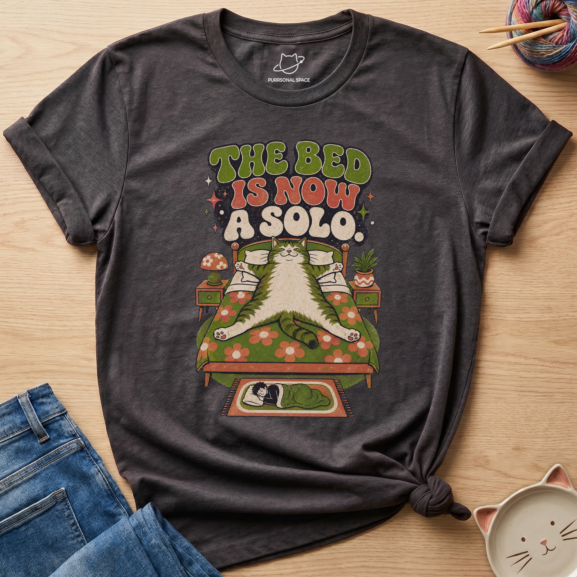 The Bed Is Now A Solo T-Shirt