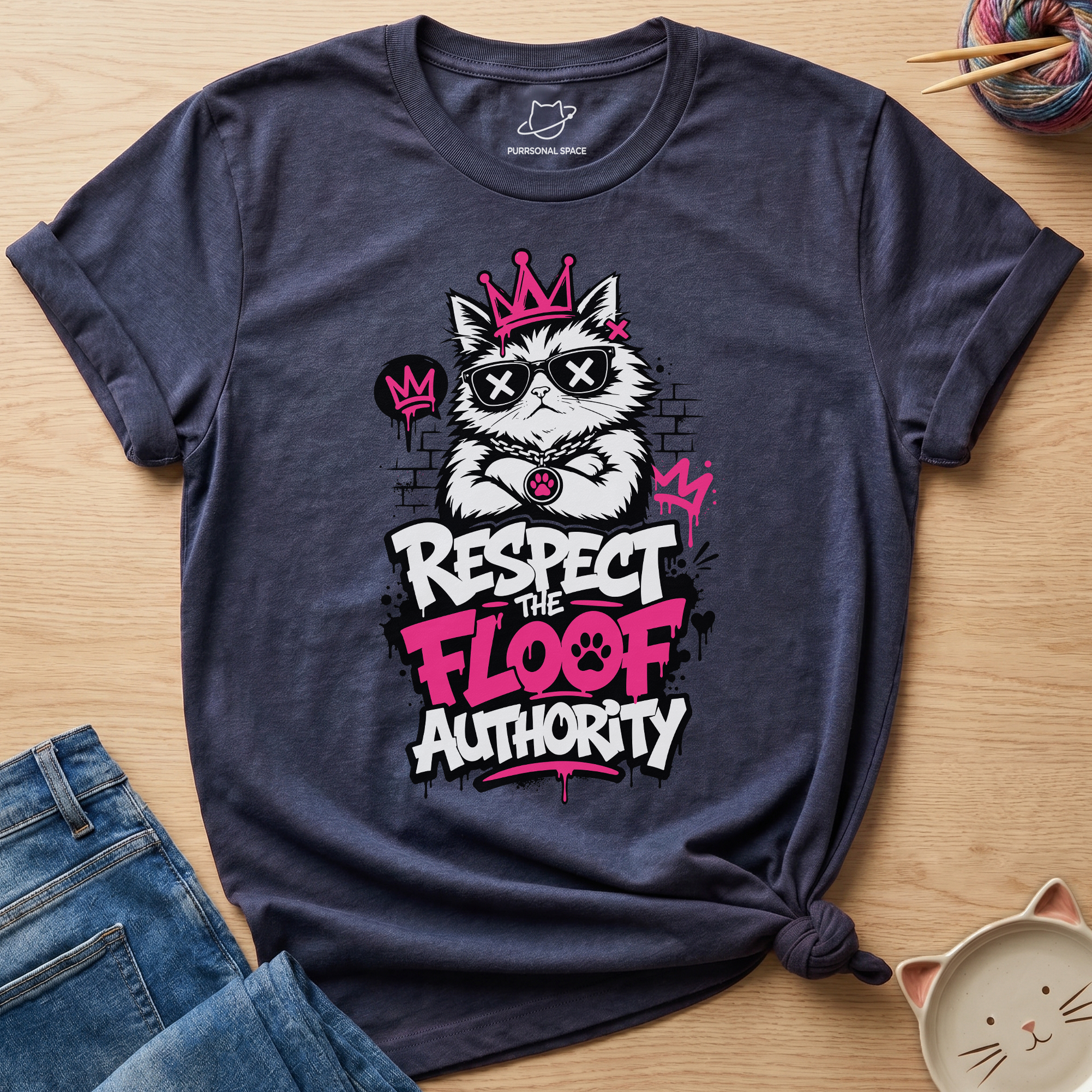 Respect The Floof Authority T-Shirt