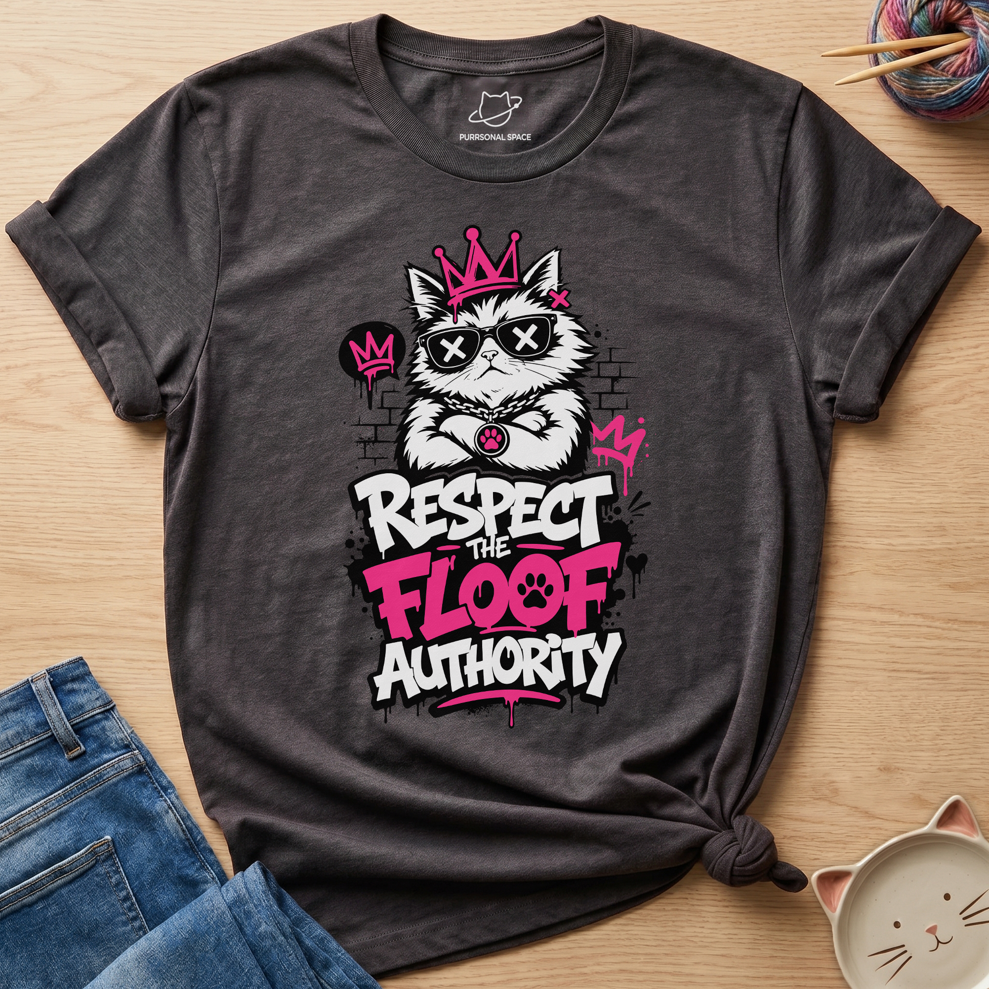 Respect The Floof Authority T-Shirt