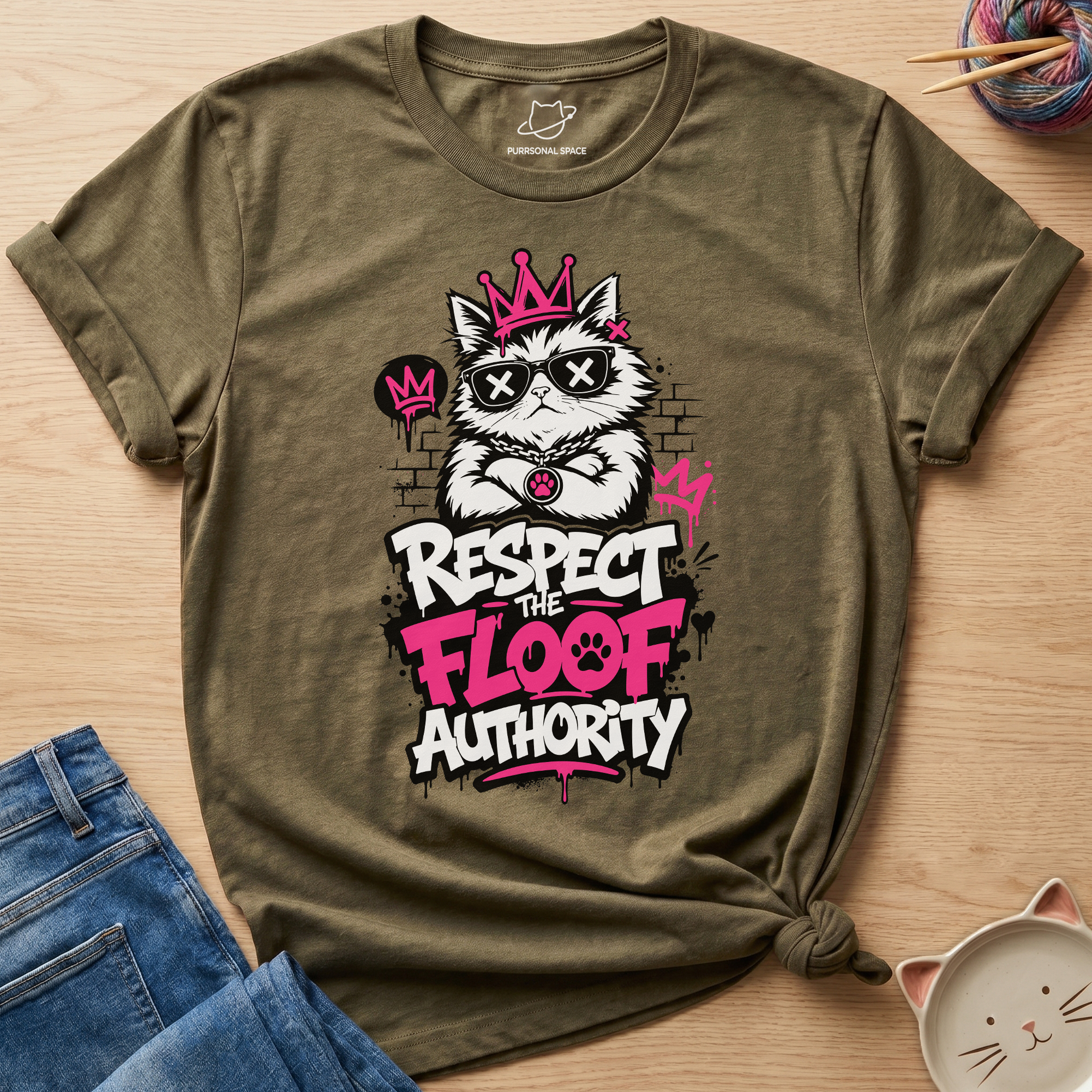 Respect The Floof Authority T-Shirt