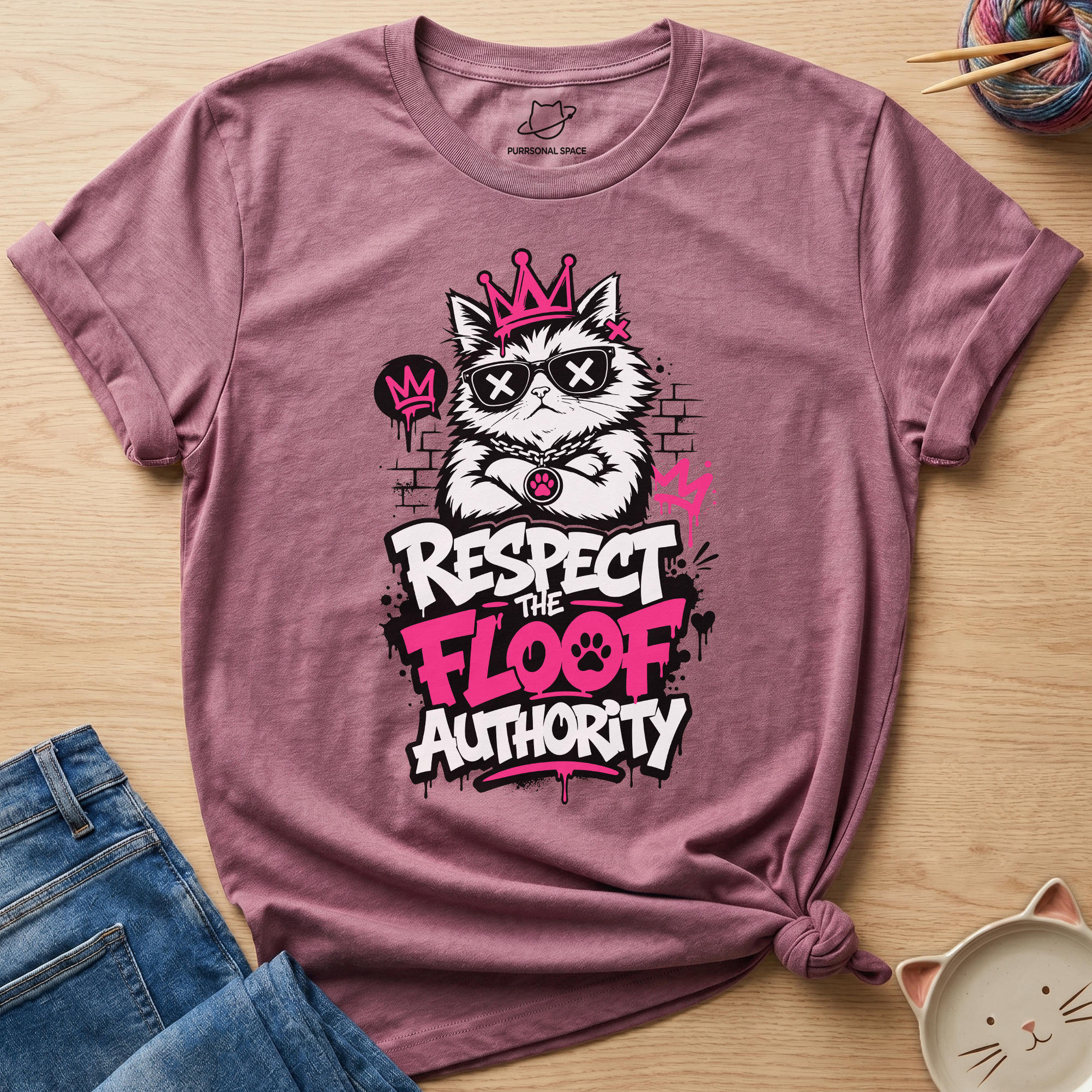 Respect The Floof Authority T-Shirt