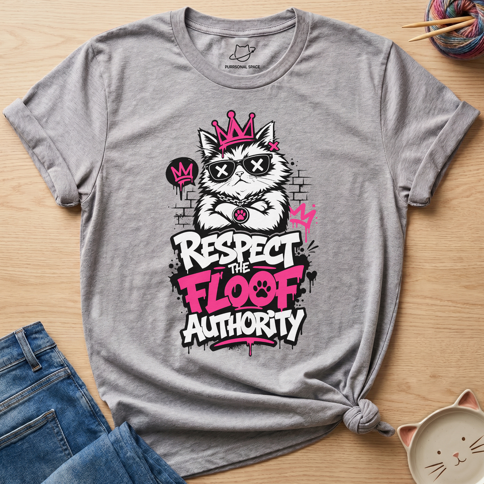 Respect The Floof Authority T-Shirt