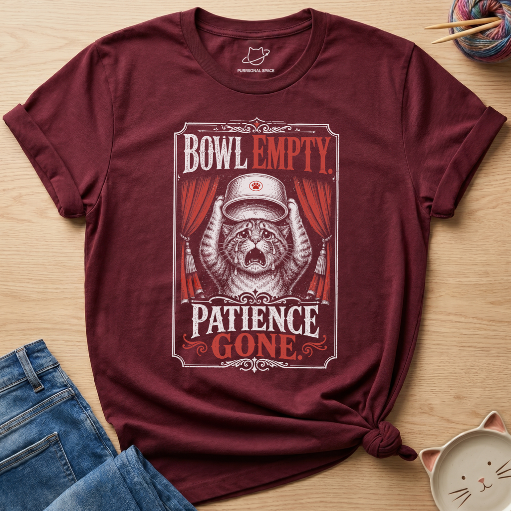 Bowl Empty Patience Gone T-Shirt