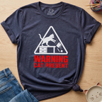 Warning Cat Present T-Shirt
