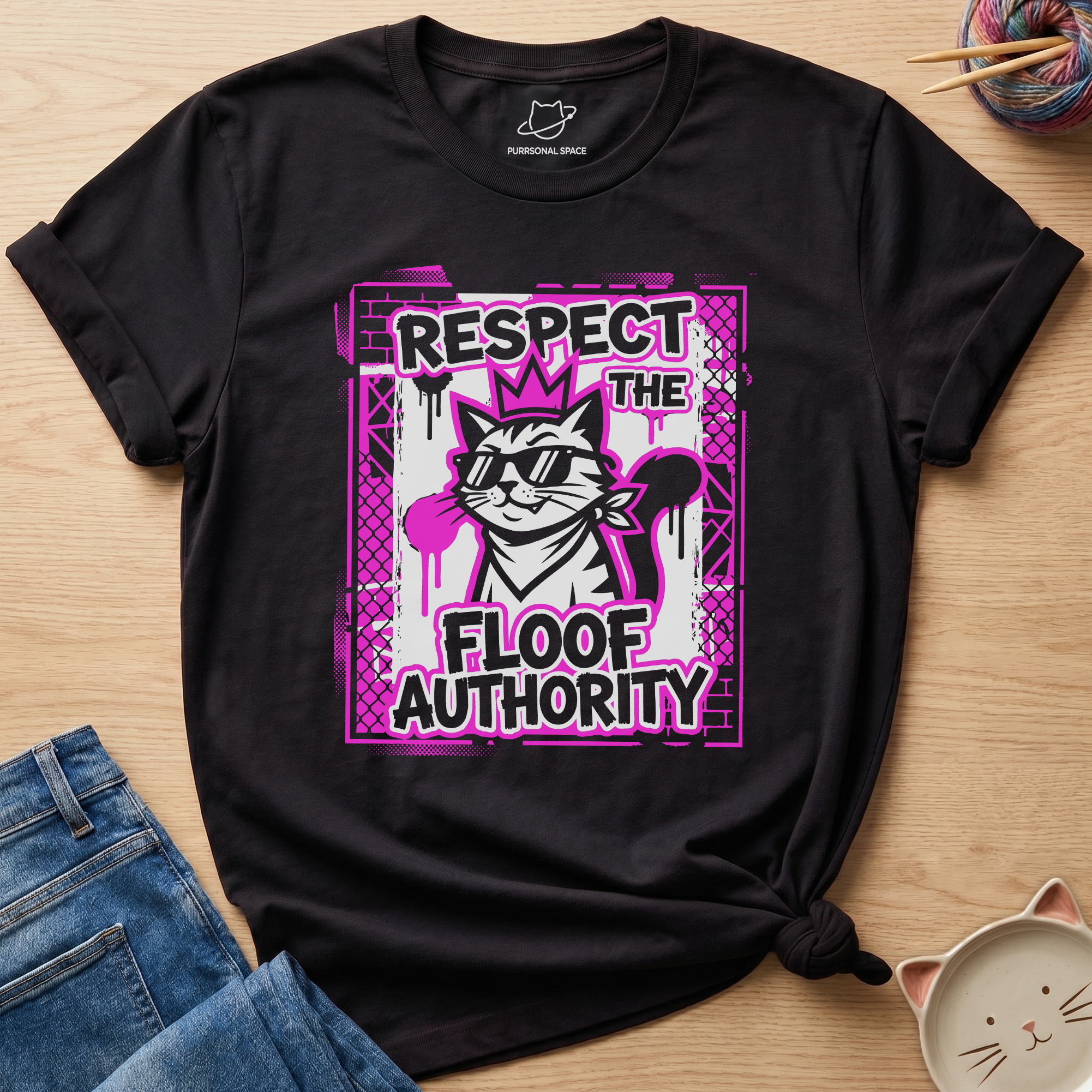 Respect The Floof Authority T-Shirt