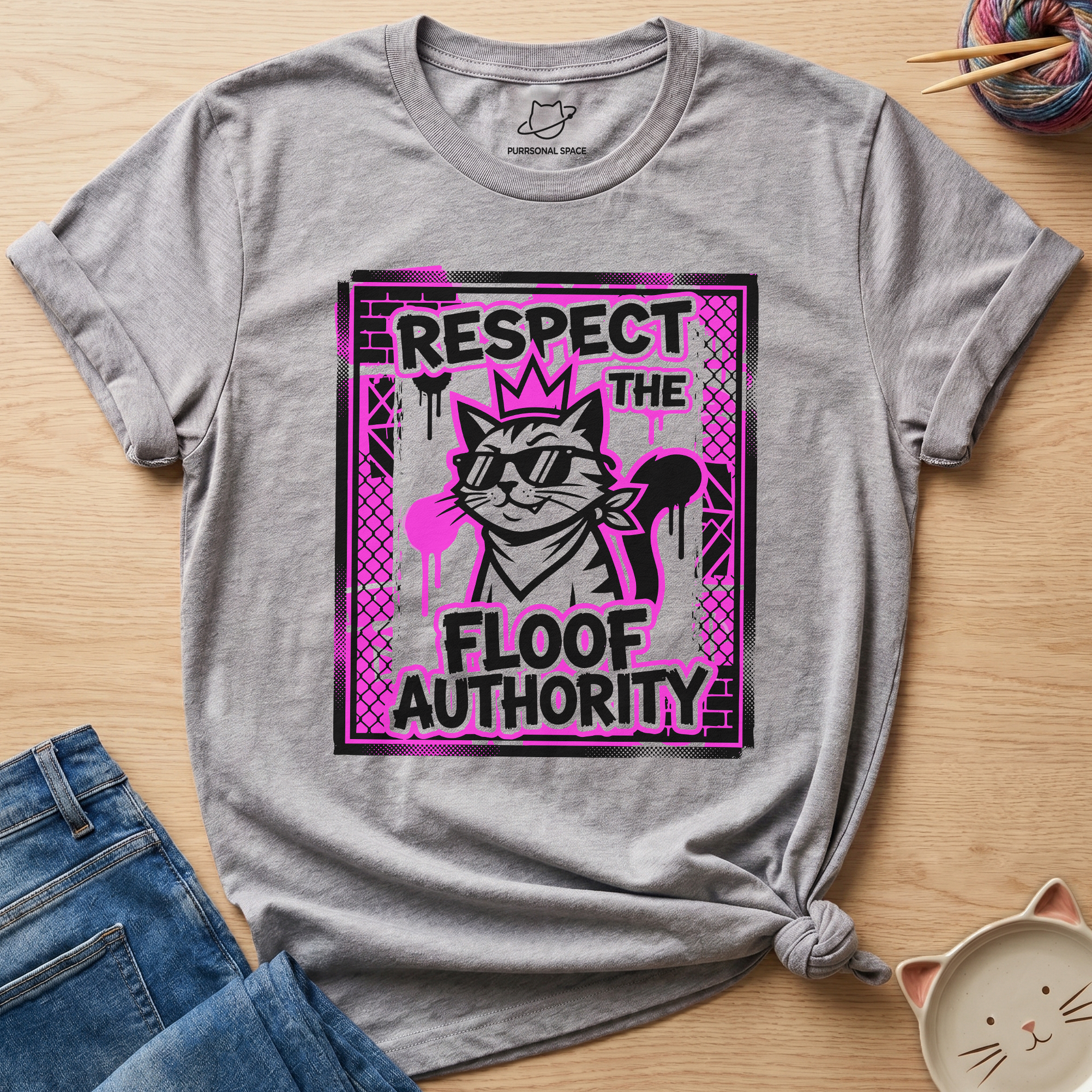 Respect The Floof Authority T-Shirt