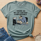 Cat Can Nap Comfortably T-Shirt