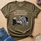 Cat Can Nap Comfortably T-Shirt