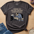 Cat Can Nap Comfortably T-Shirt