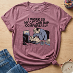 Cat Can Nap Comfortably T-Shirt