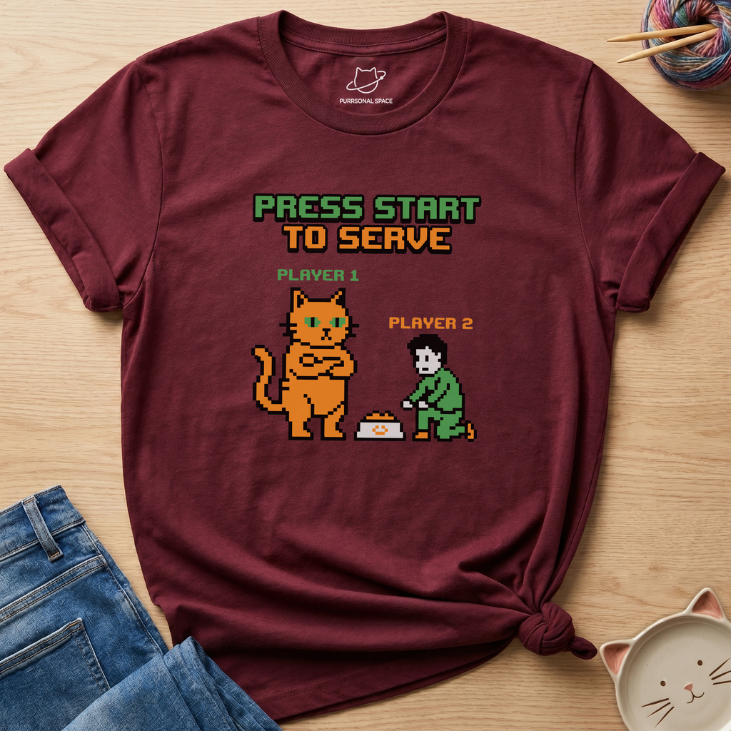 Press Start To Serve T-Shirt