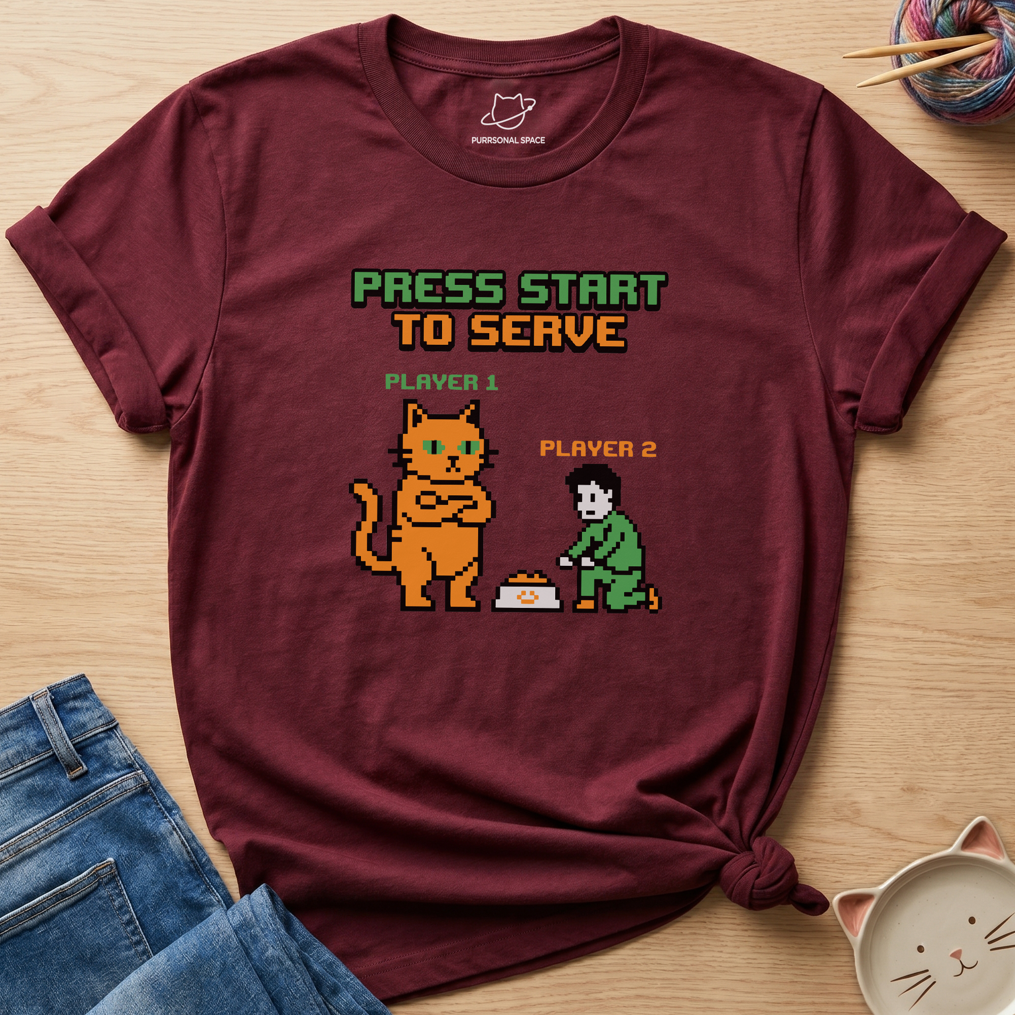 Press Start To Serve T-Shirt