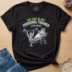 Cat Is My Personal Trainer T-Shirt