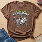 Cat Is My Personal Trainer T-Shirt