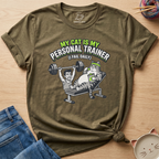 Cat Is My Personal Trainer T-Shirt