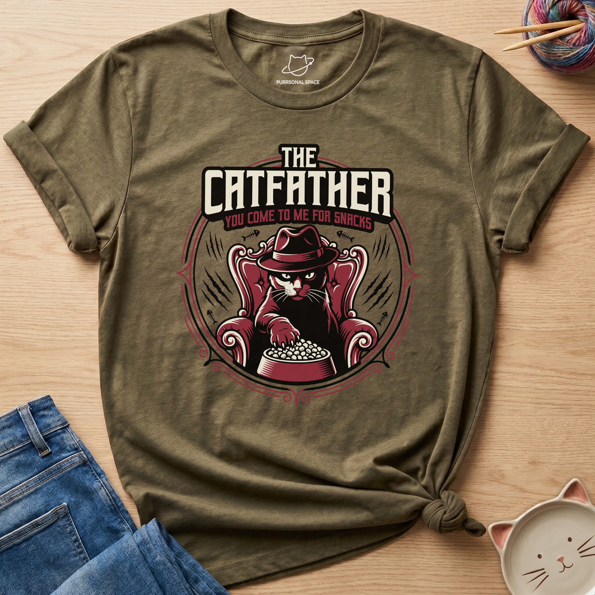 The Catfather T-Shirt