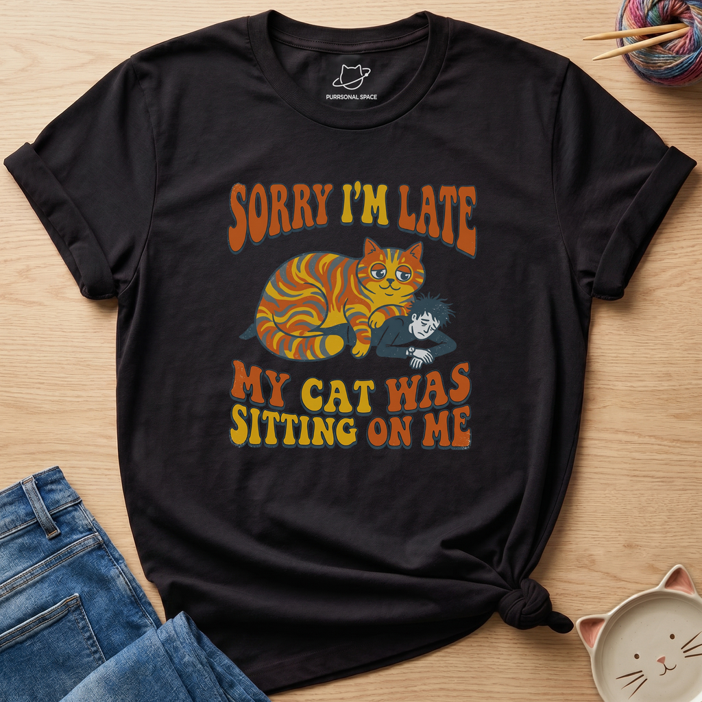 Cat Was Sitting On Me T-Shirt