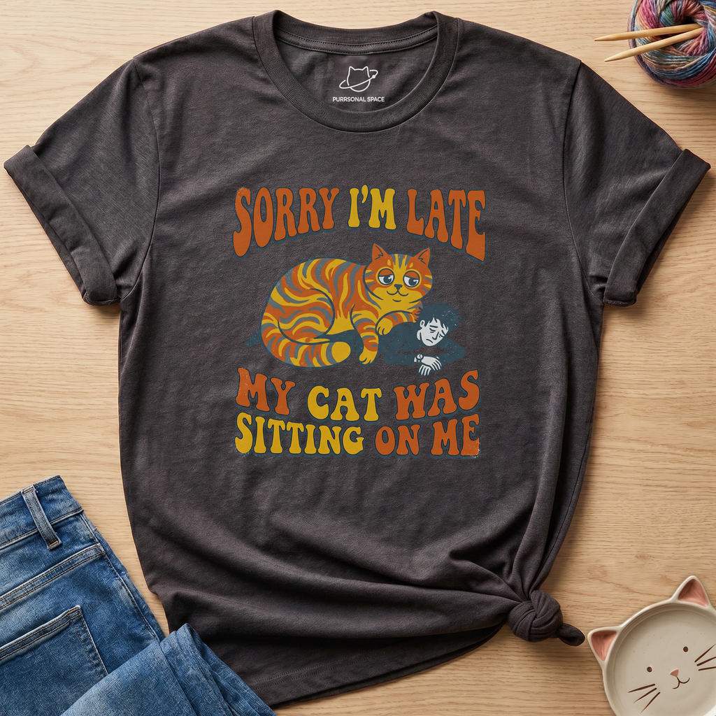 Cat Was Sitting On Me T-Shirt