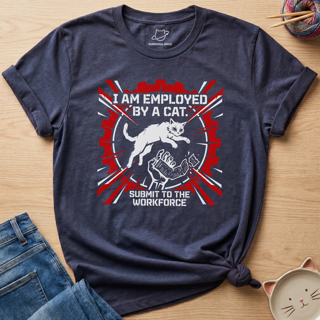 Employed By A Cat T-Shirt