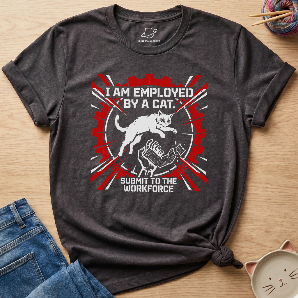 Employed By A Cat T-Shirt
