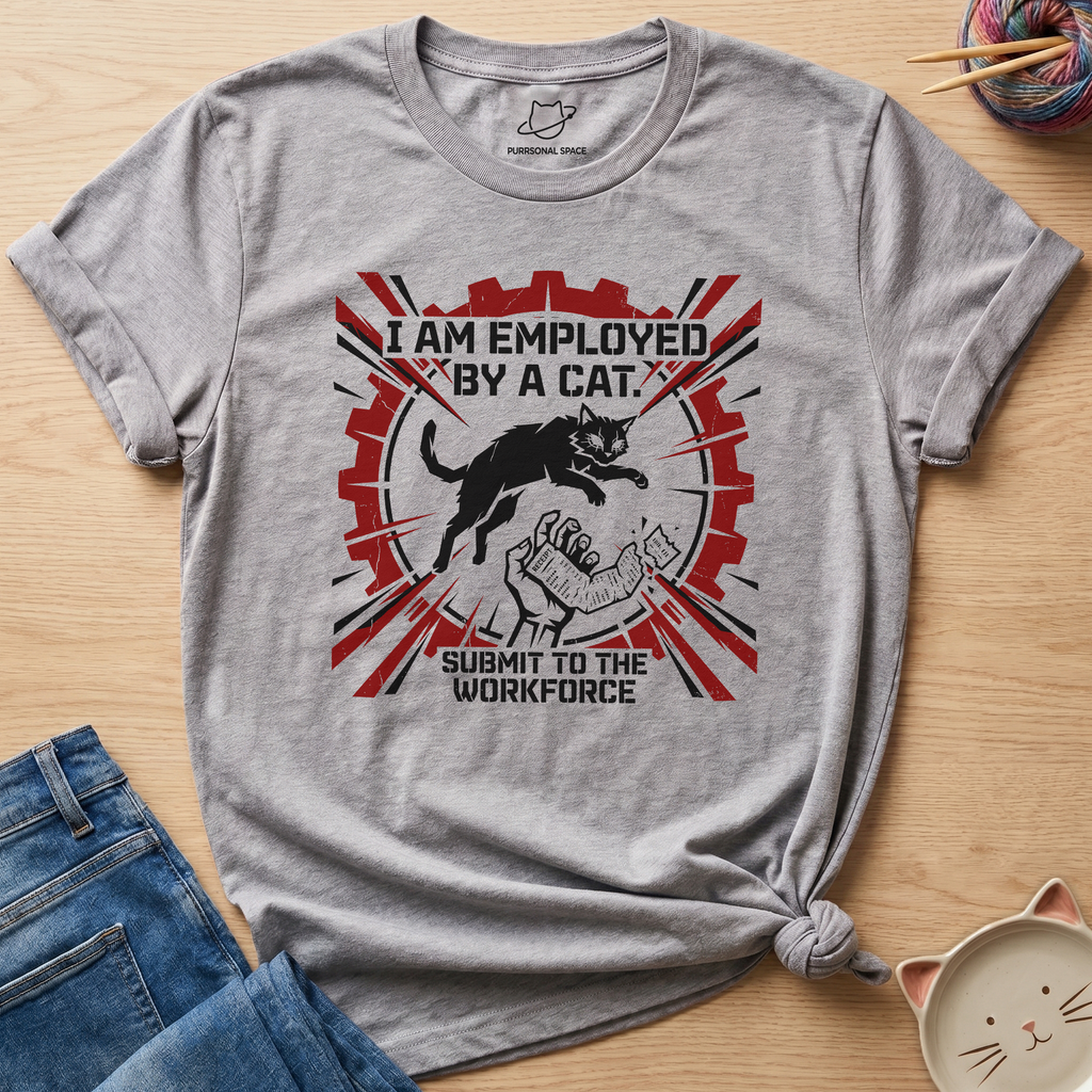 Employed By A Cat T-Shirt