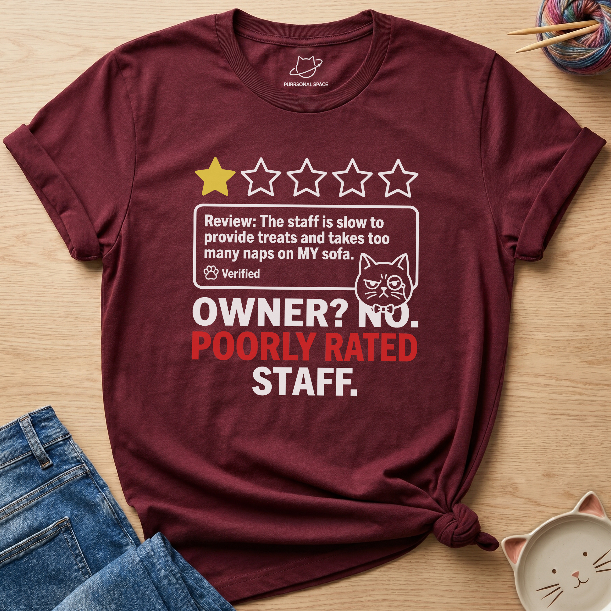 Poorly Rated Staff T-Shirt