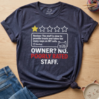 Poorly Rated Staff T-Shirt