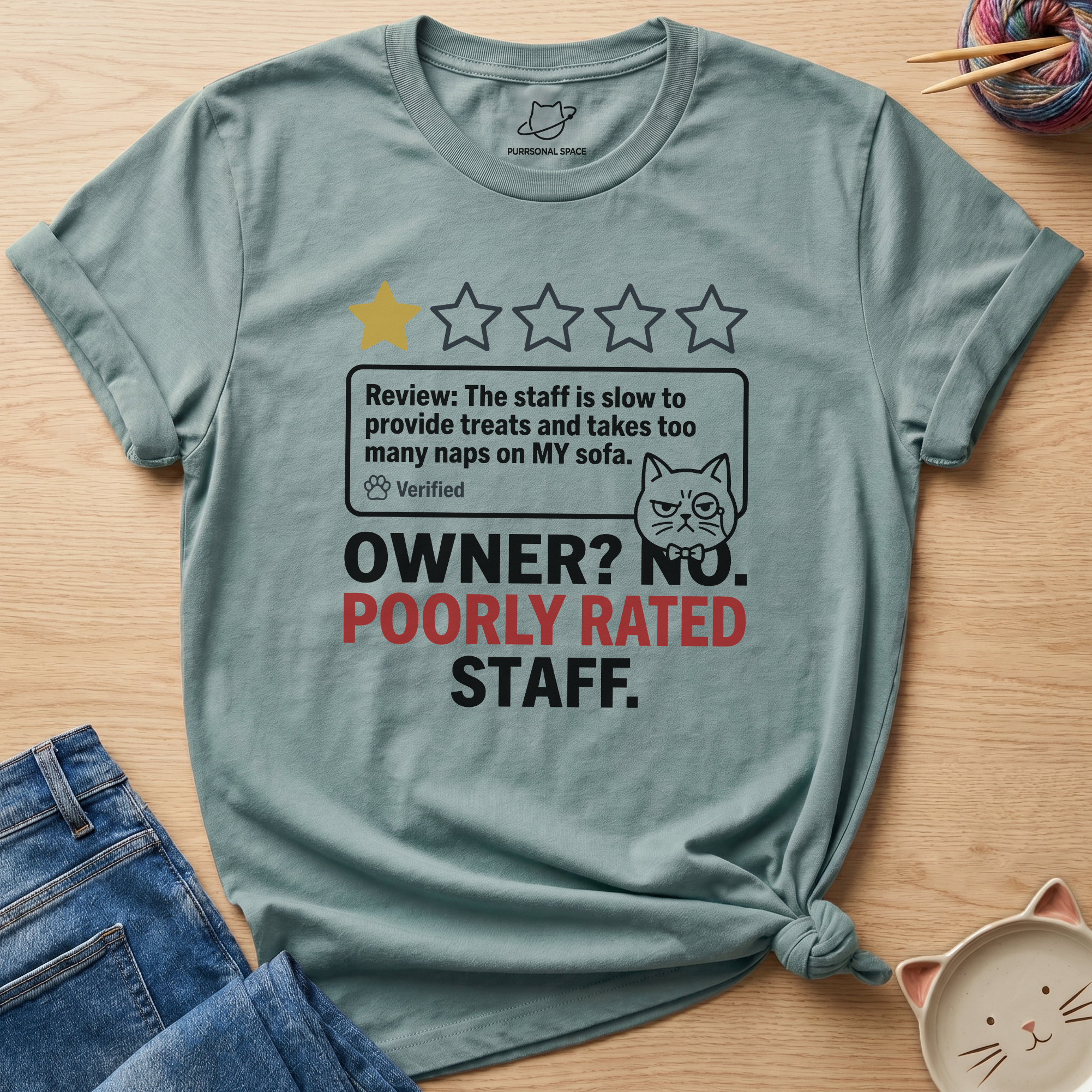 Poorly Rated Staff T-Shirt