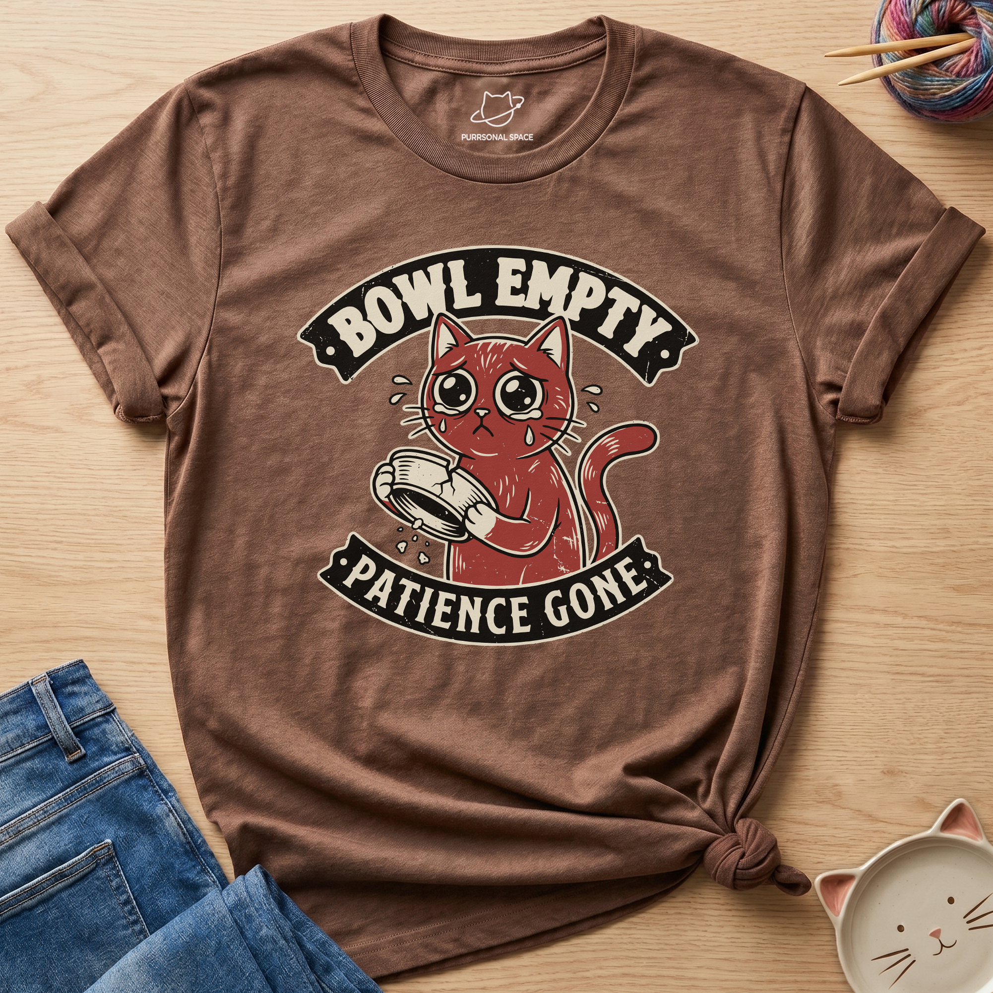 Bowl Empty Patience Gone T-Shirt