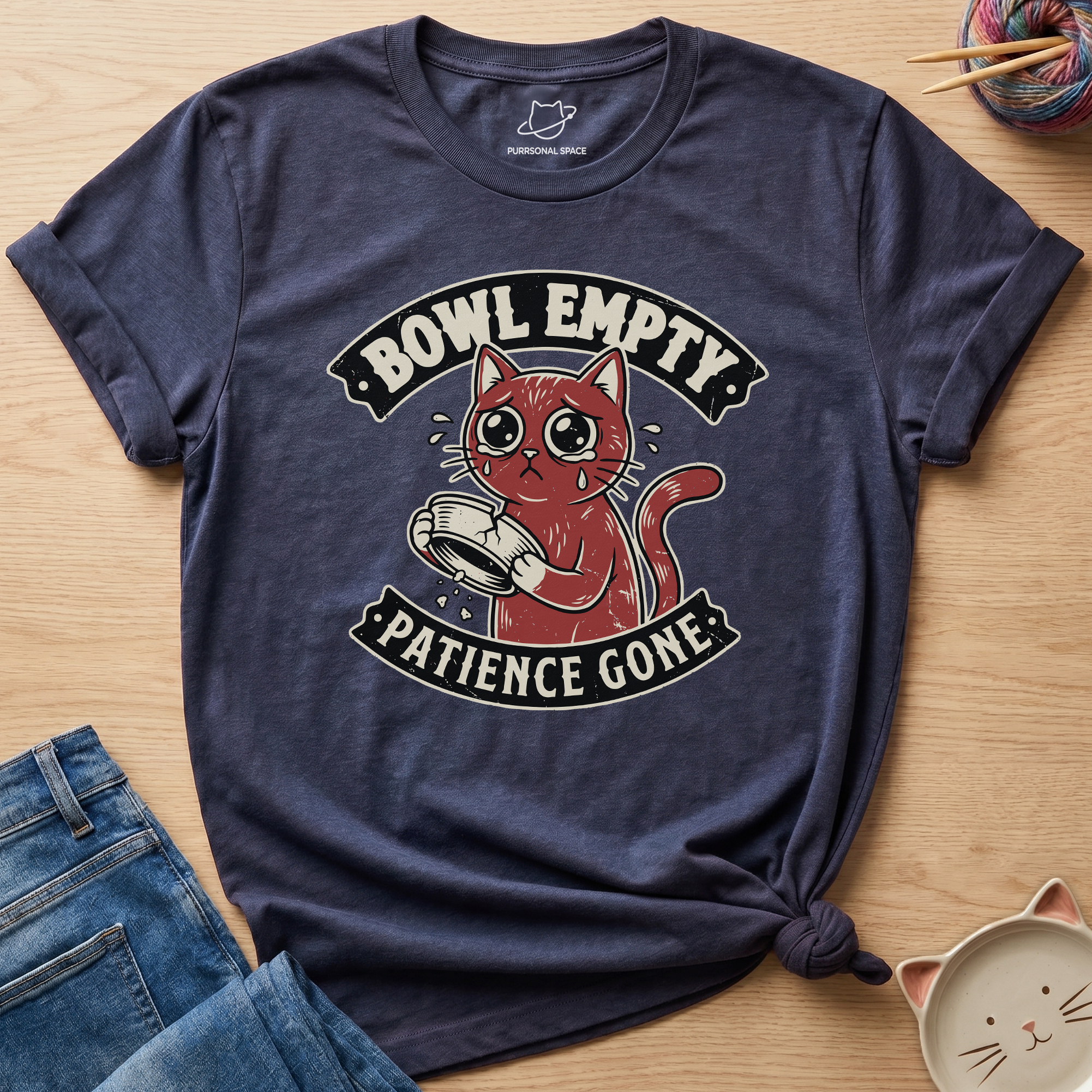 Bowl Empty Patience Gone T-Shirt