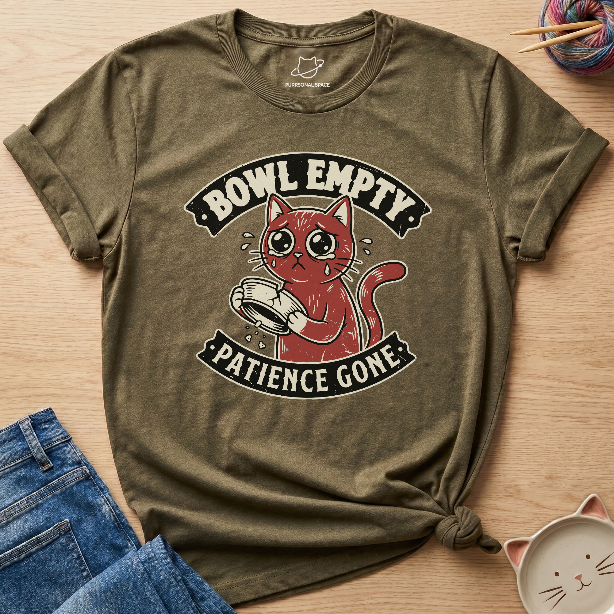 Bowl Empty Patience Gone T-Shirt