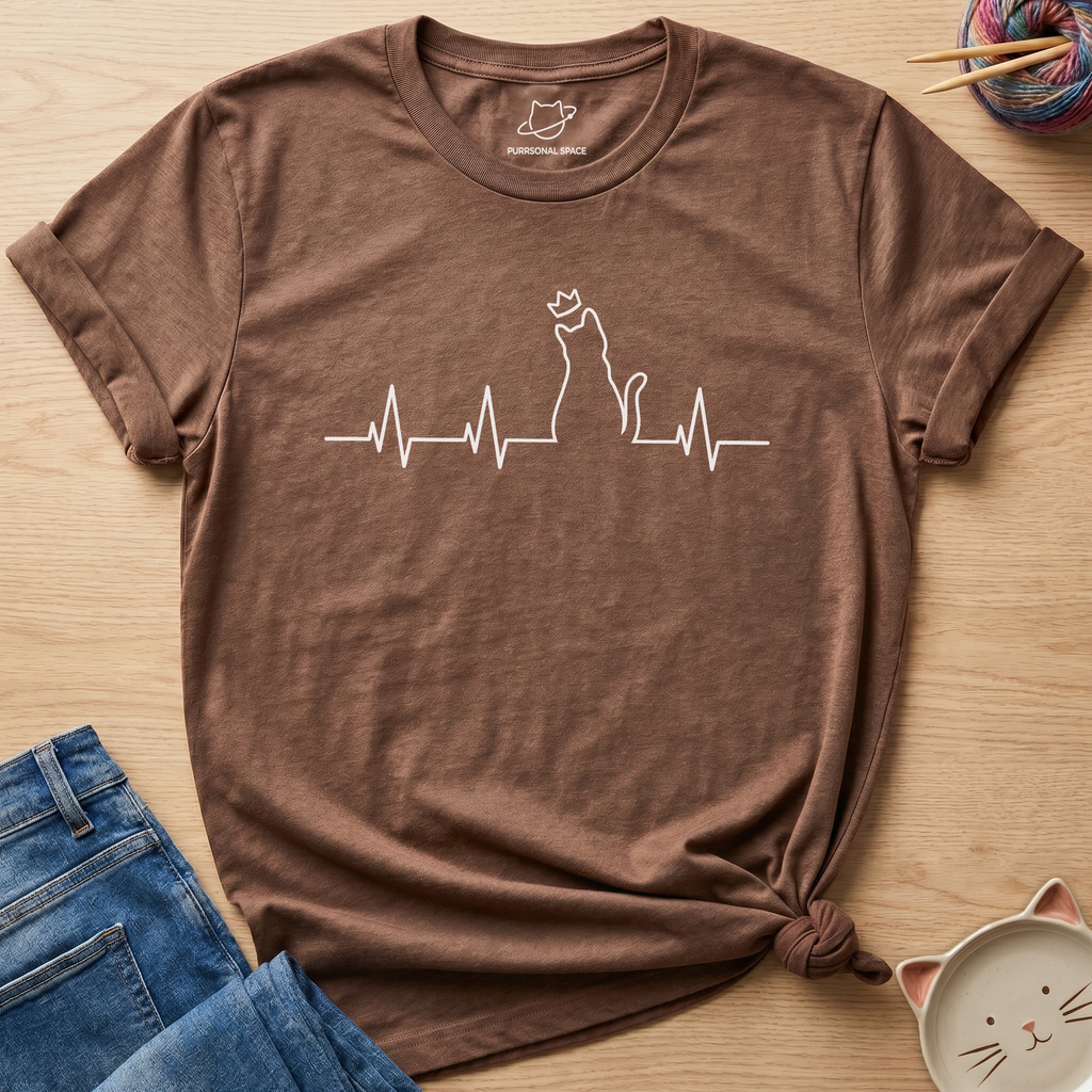 Cat Heartbeat T-Shirt