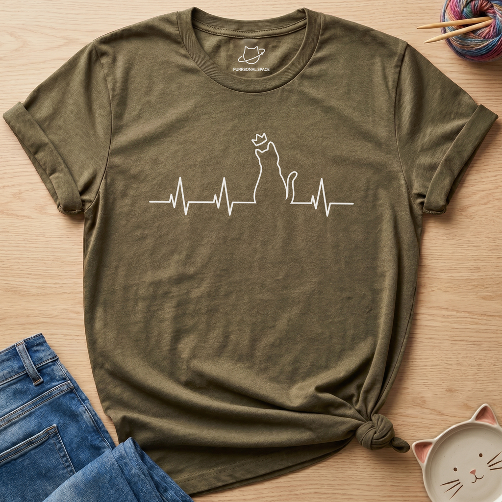 Cat Heartbeat T-Shirt