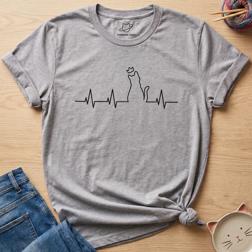 Cat Heartbeat T-Shirt