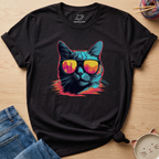 Cat 90s Sunglasses T-Shirt