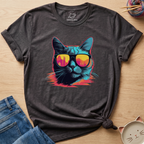 Cat 90s Sunglasses T-Shirt