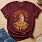 Ask The Cat First T-Shirt