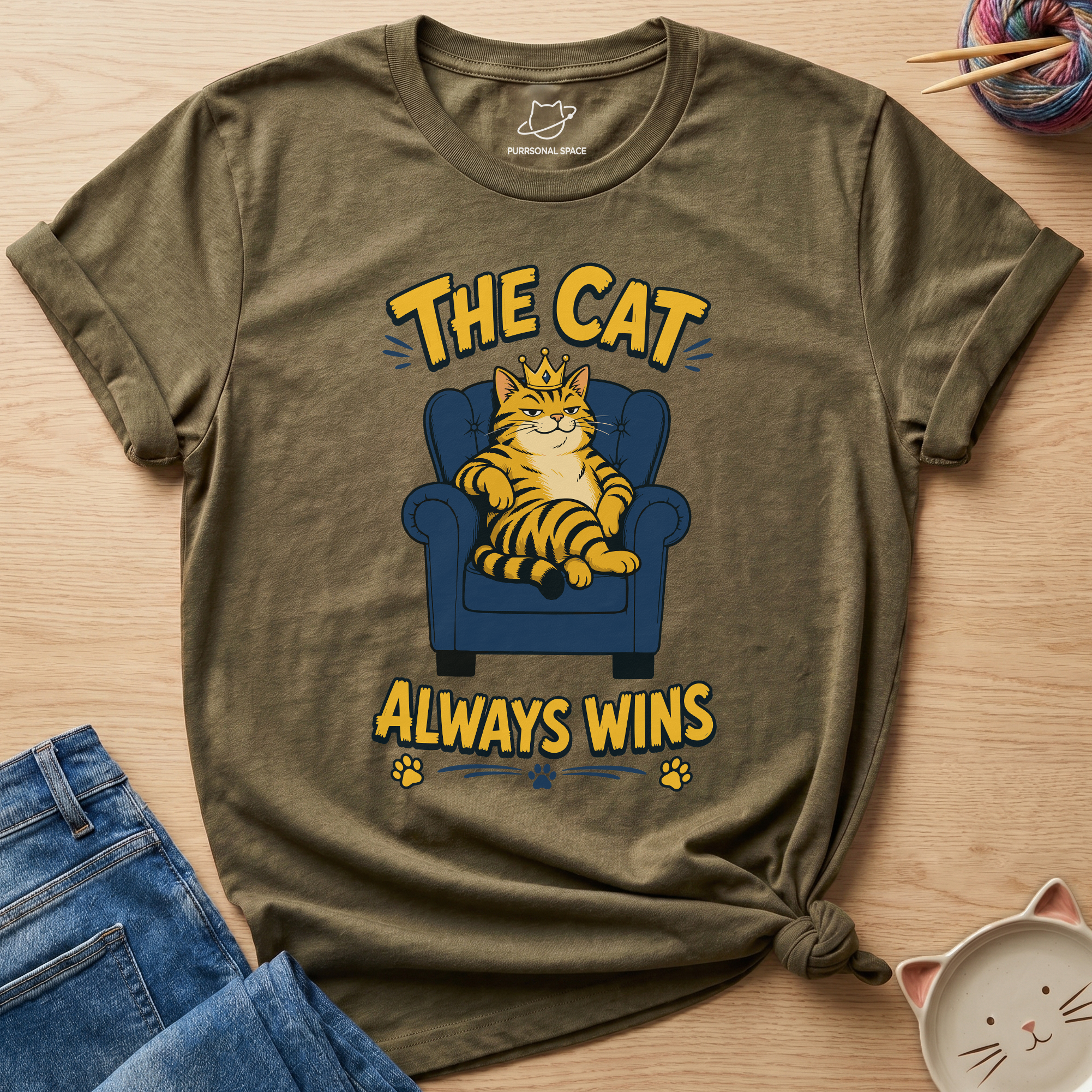 The Cat Always Wins T-Shirt