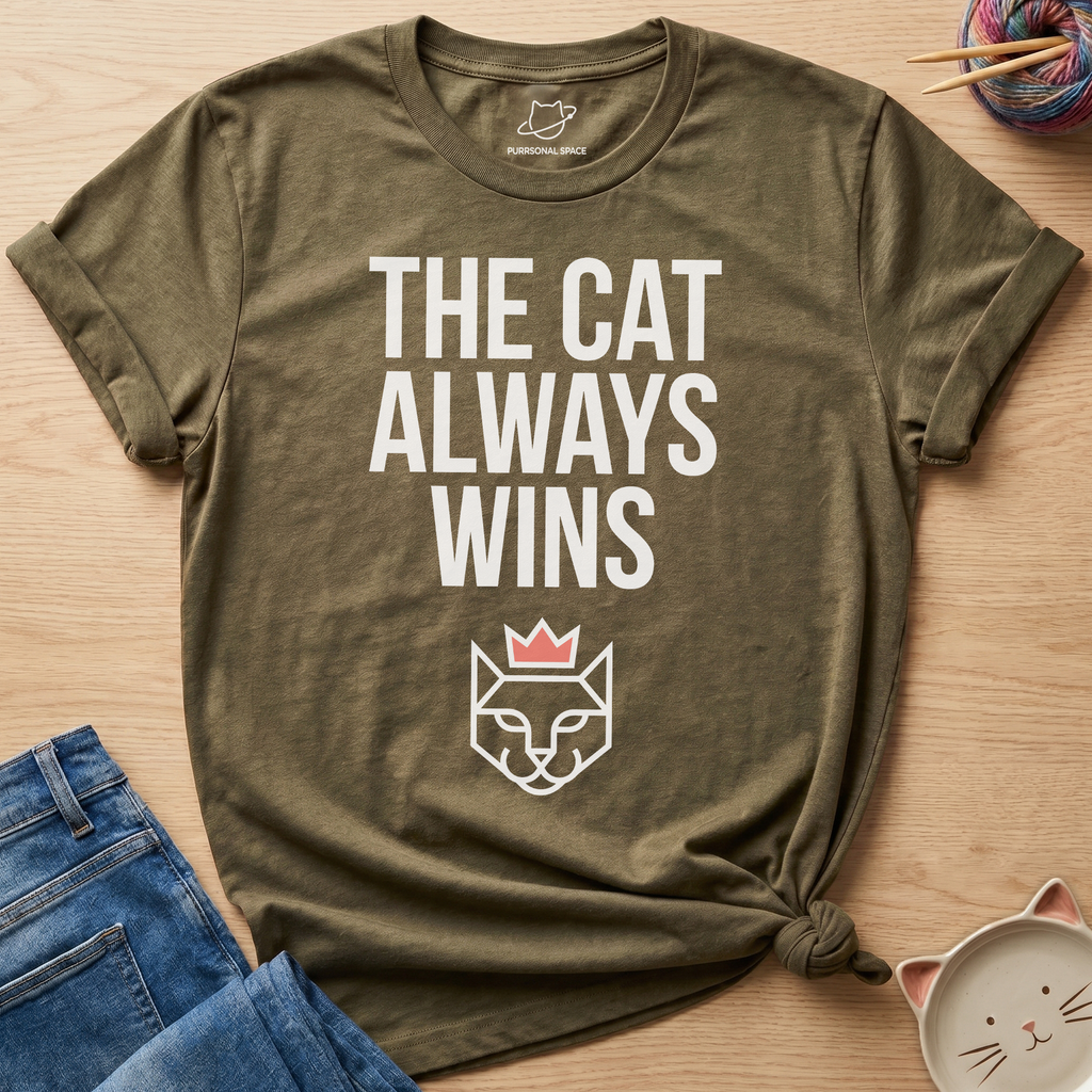 The Cat Always Wins T-Shirt