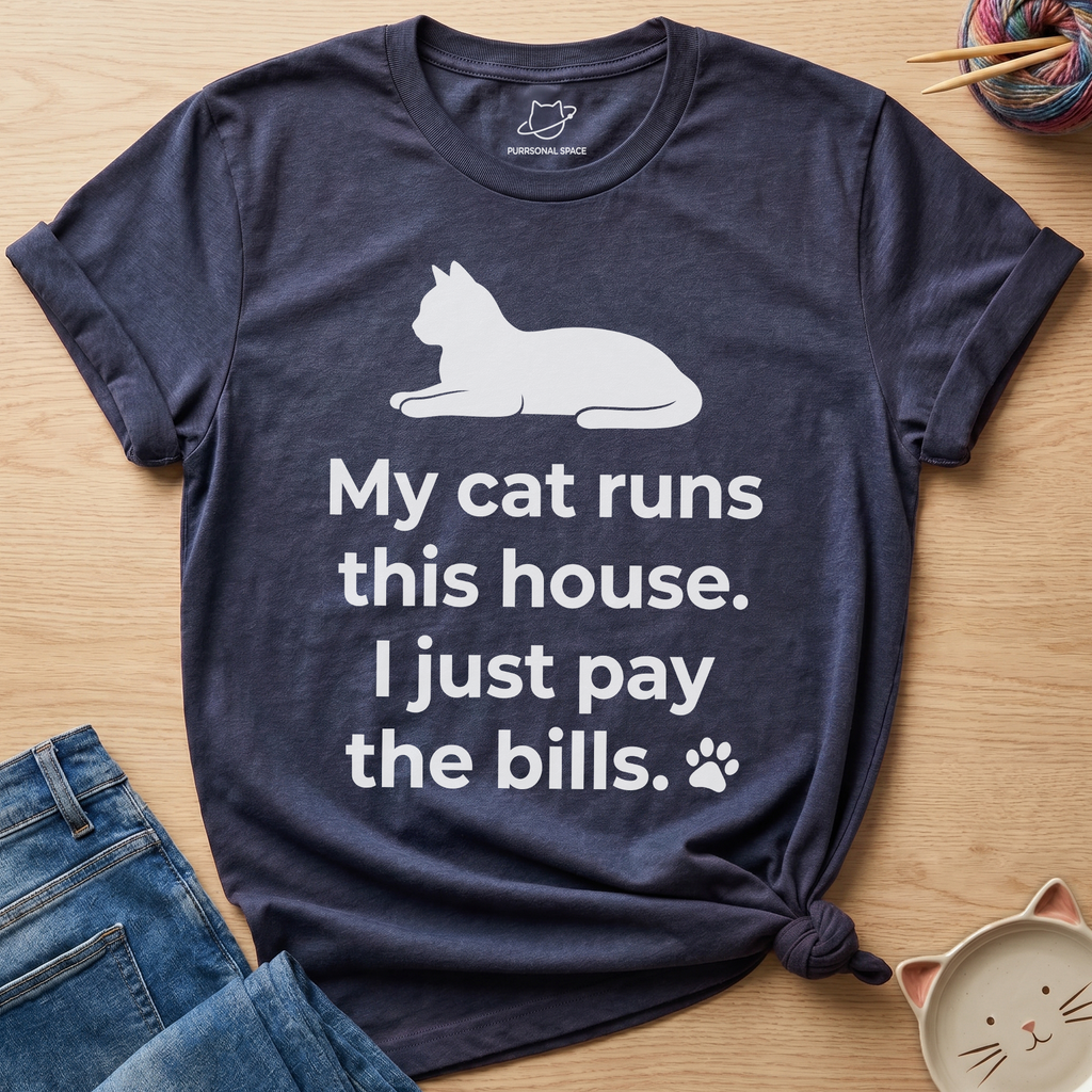 My Cat Runs This House T-Shirt
