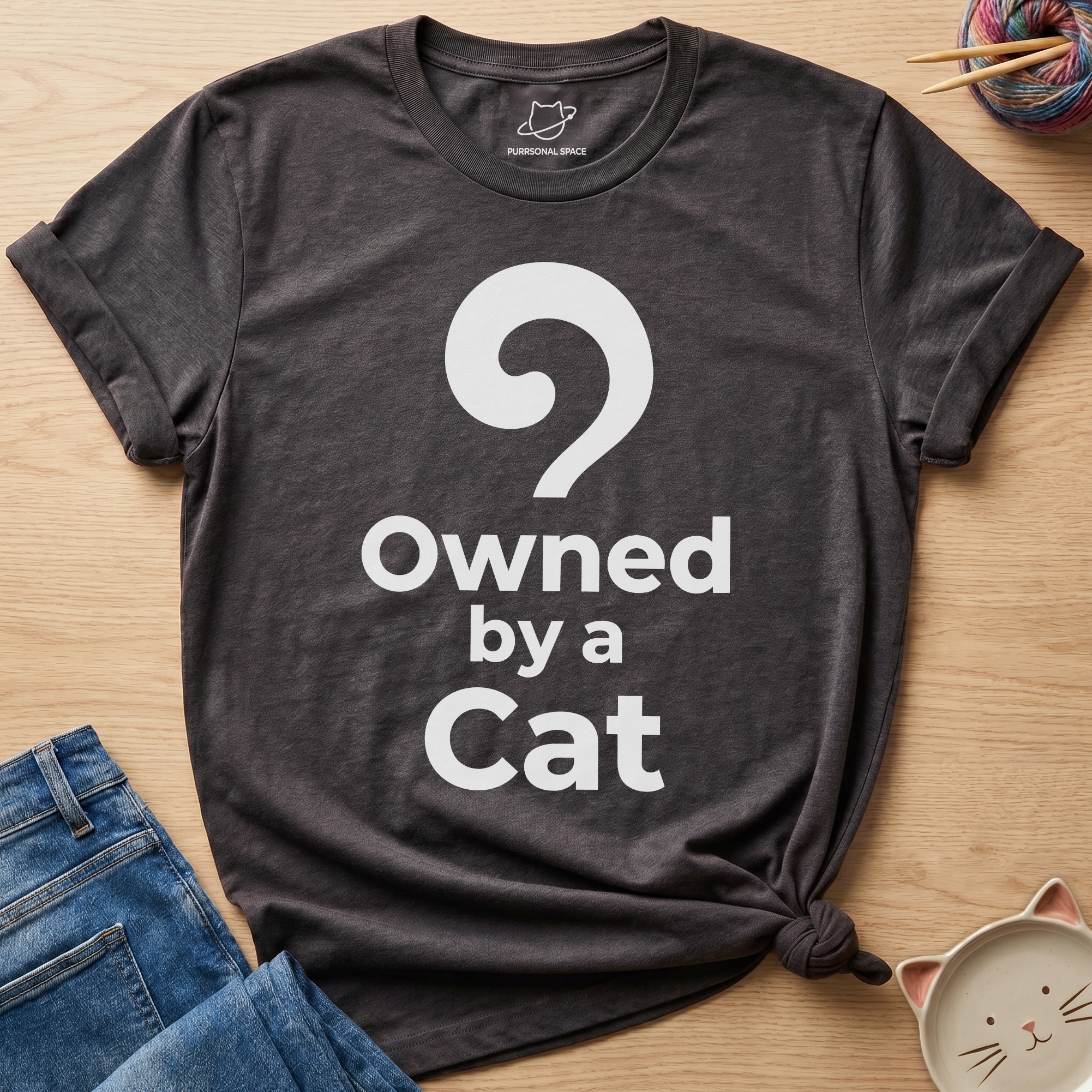 Owned By A Cat T-Shirt