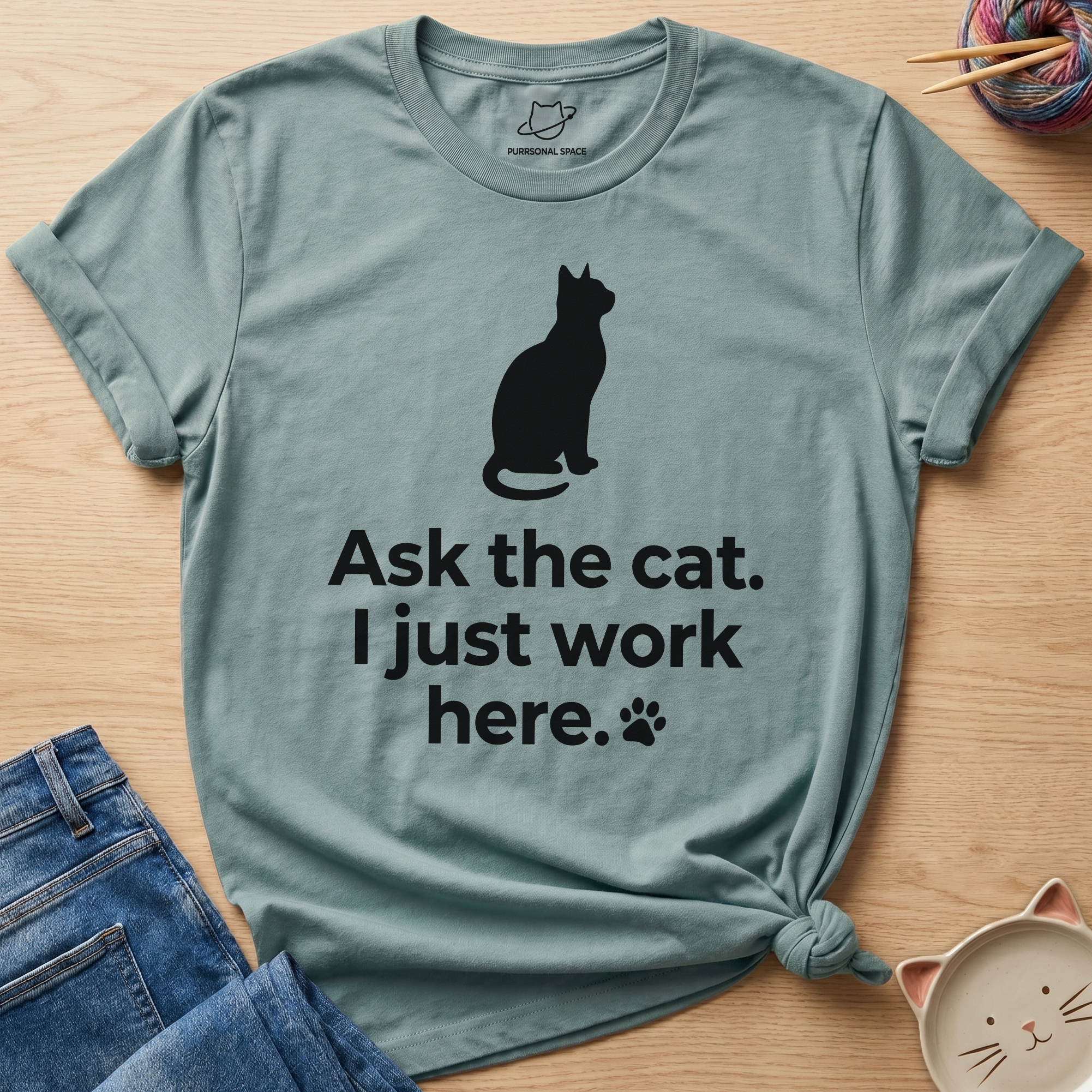 Ask The Cat T-Shirt