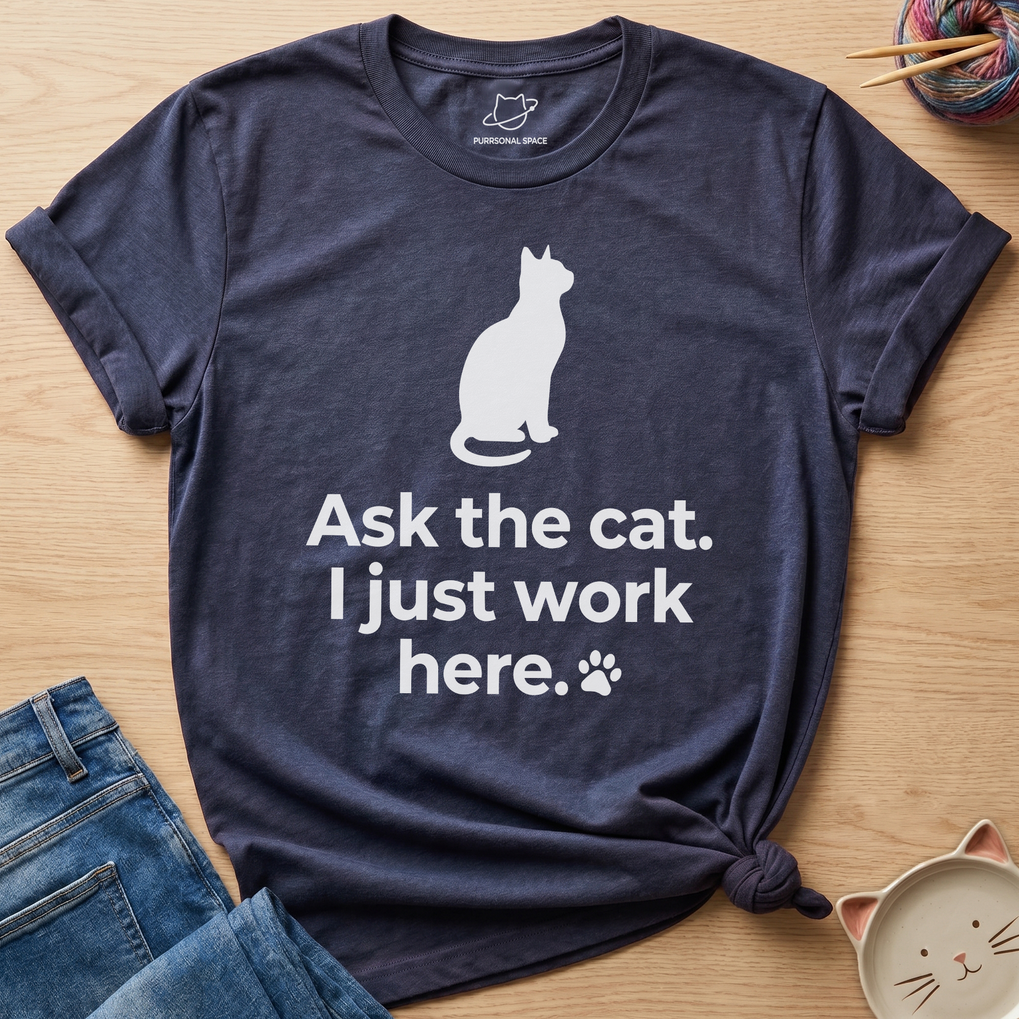 Ask The Cat T-Shirt