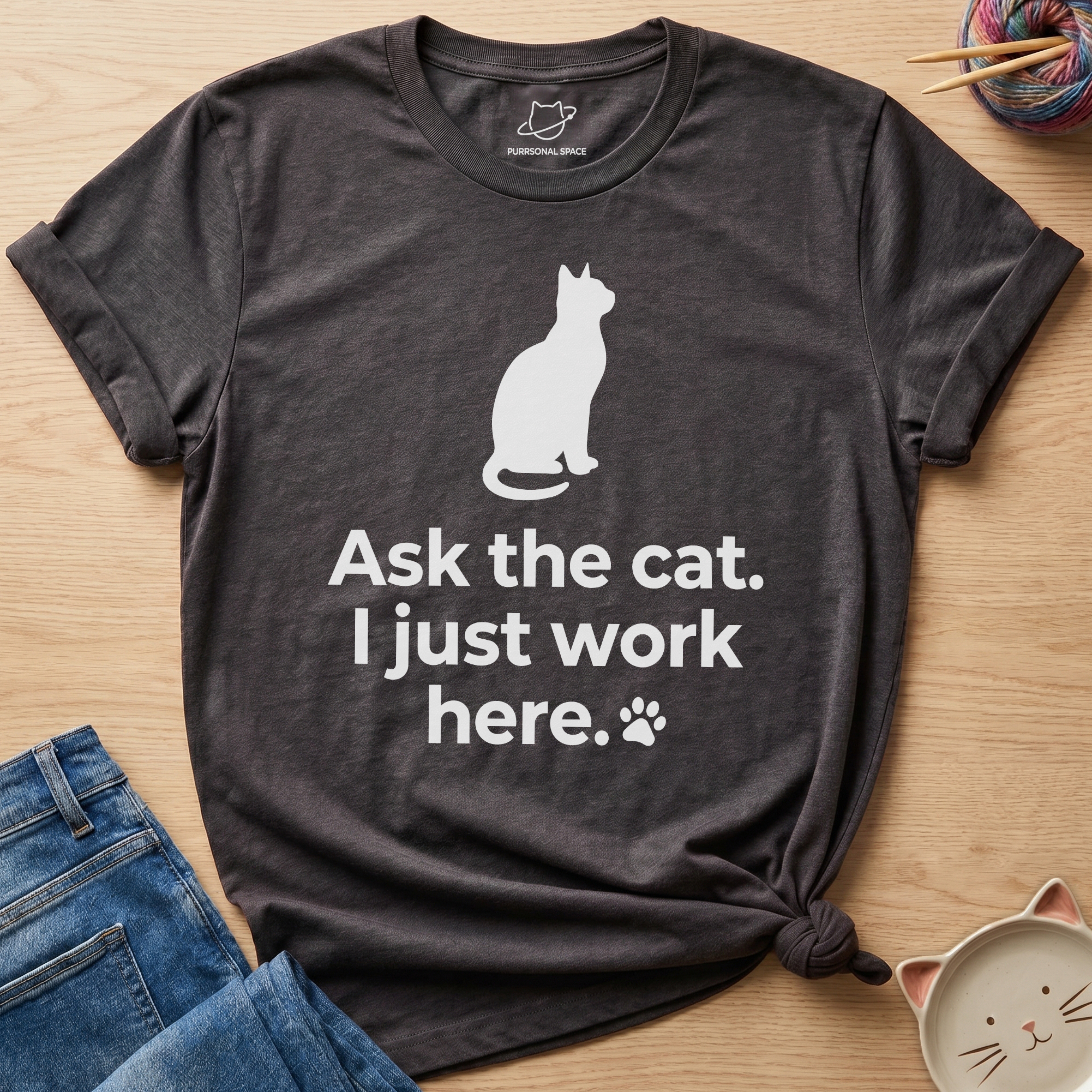 Ask The Cat T-Shirt