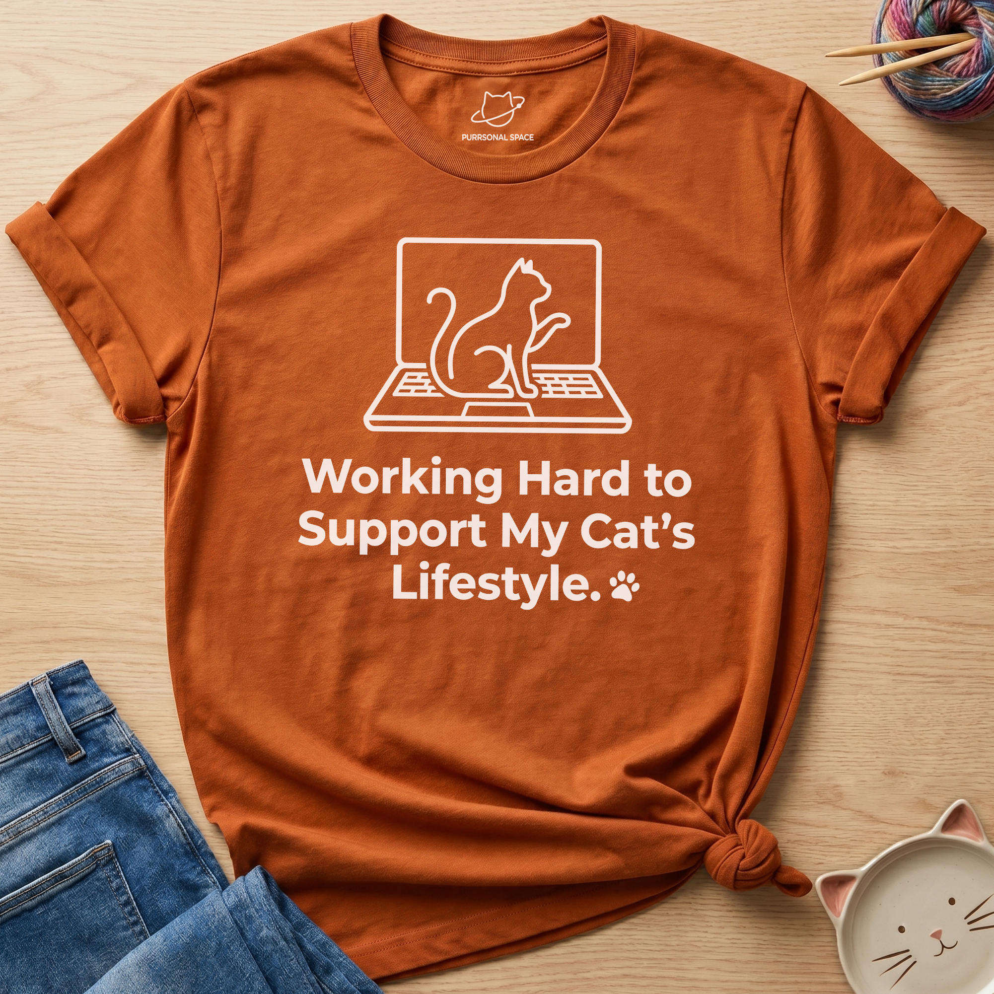 Working Hard To Support T-Shirt